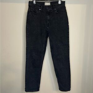 Everlane Charcoal-Colored "The Original Cheeky Jean" Size 28 Regular Jeans